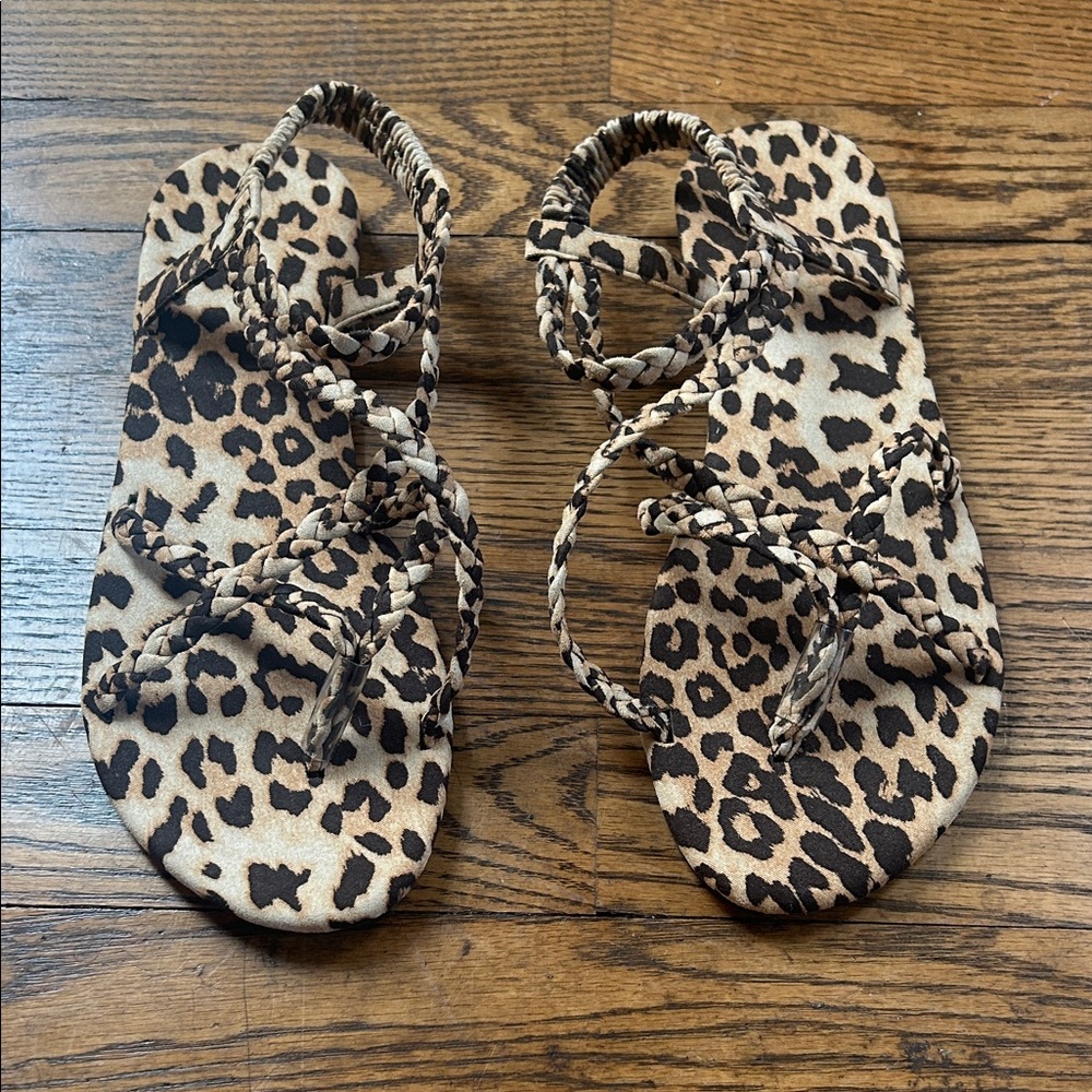 Leopard Print Women's Sandals